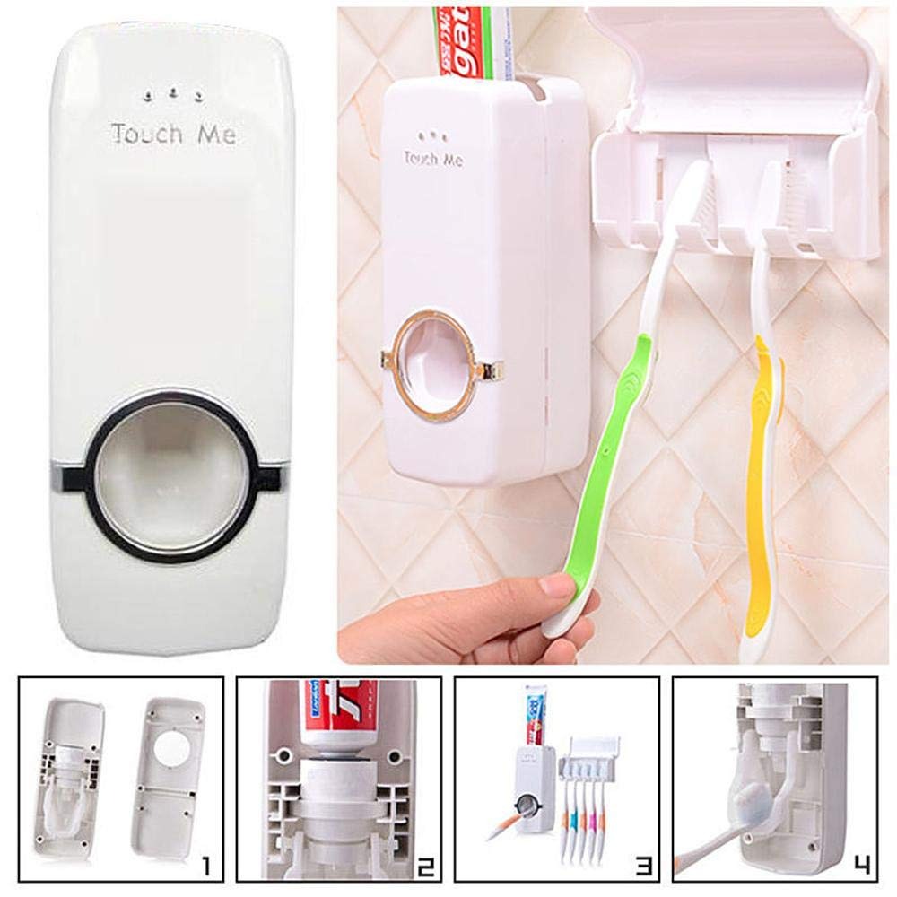 Wall-Mounted Toothbrush Holder Set for Bathroom – Space Saving Design