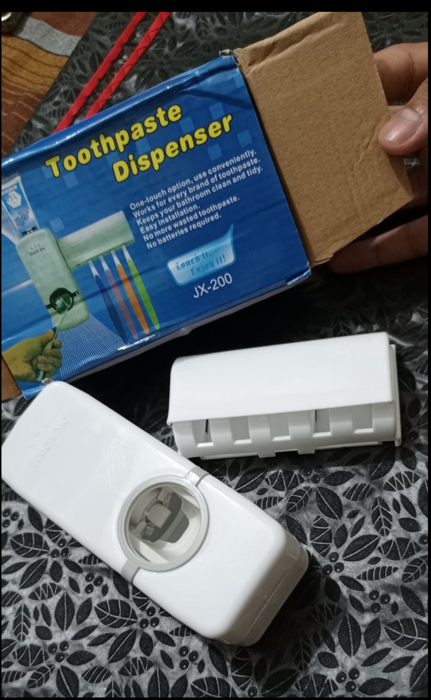 2-in-1 Toothpaste Dispenser & Toothbrush Holder – Original Packaging Pakistan
