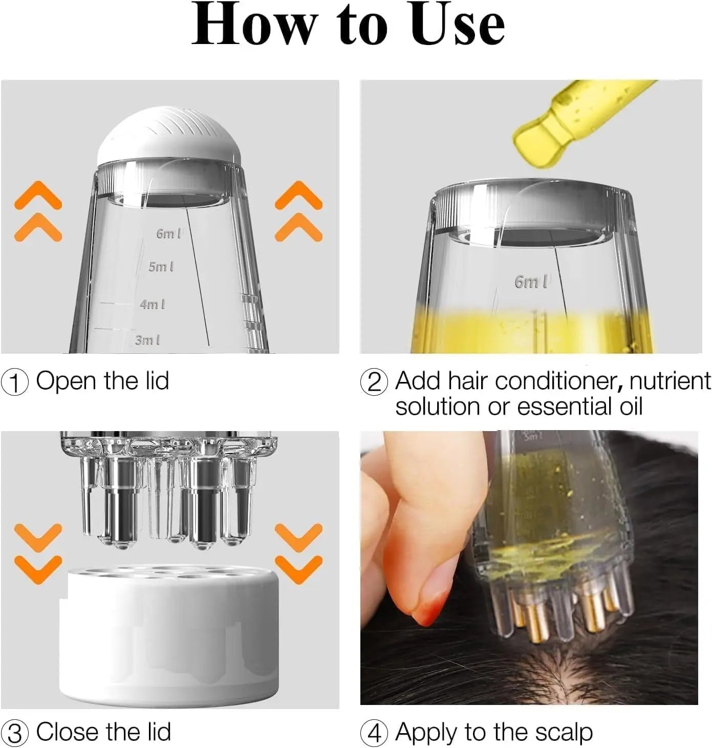 How to Use Portable Hair Oil Applicator - Step by Step Guide