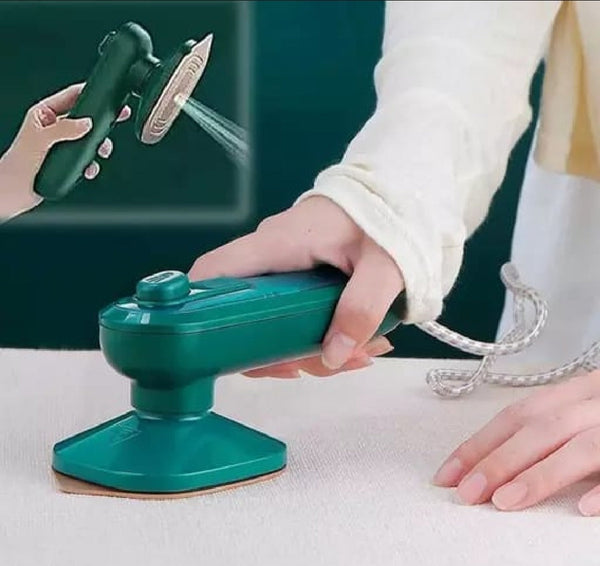 Mini Handheld Garment Steamer Removing Wrinkles from Shirt – Portable Fabric Steamer