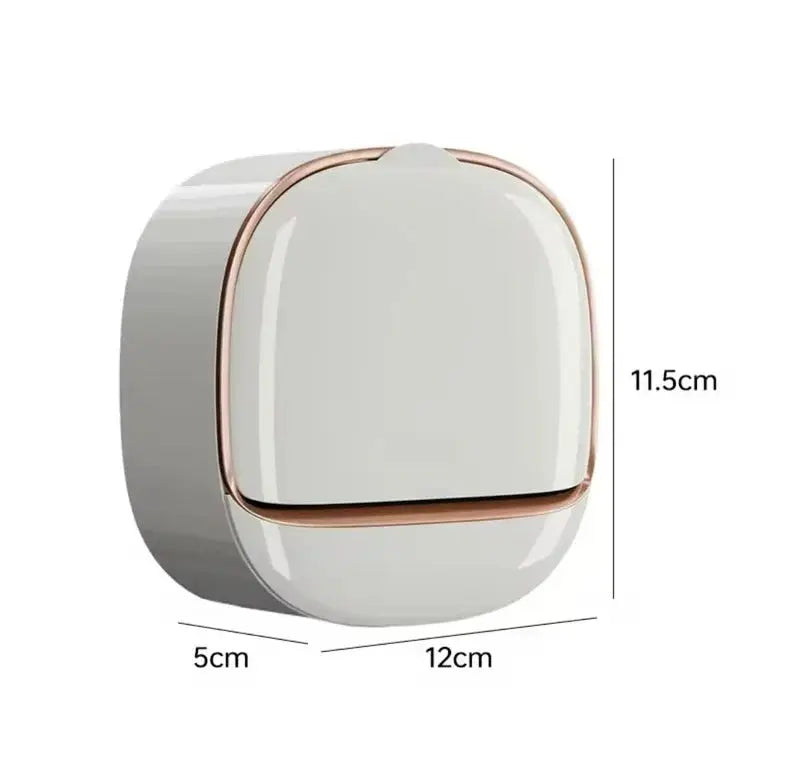Soap Holder Size Guide - Compact Bathroom Storage Box
