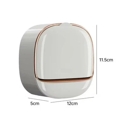 Soap Holder Size Guide - Compact Bathroom Storage Box