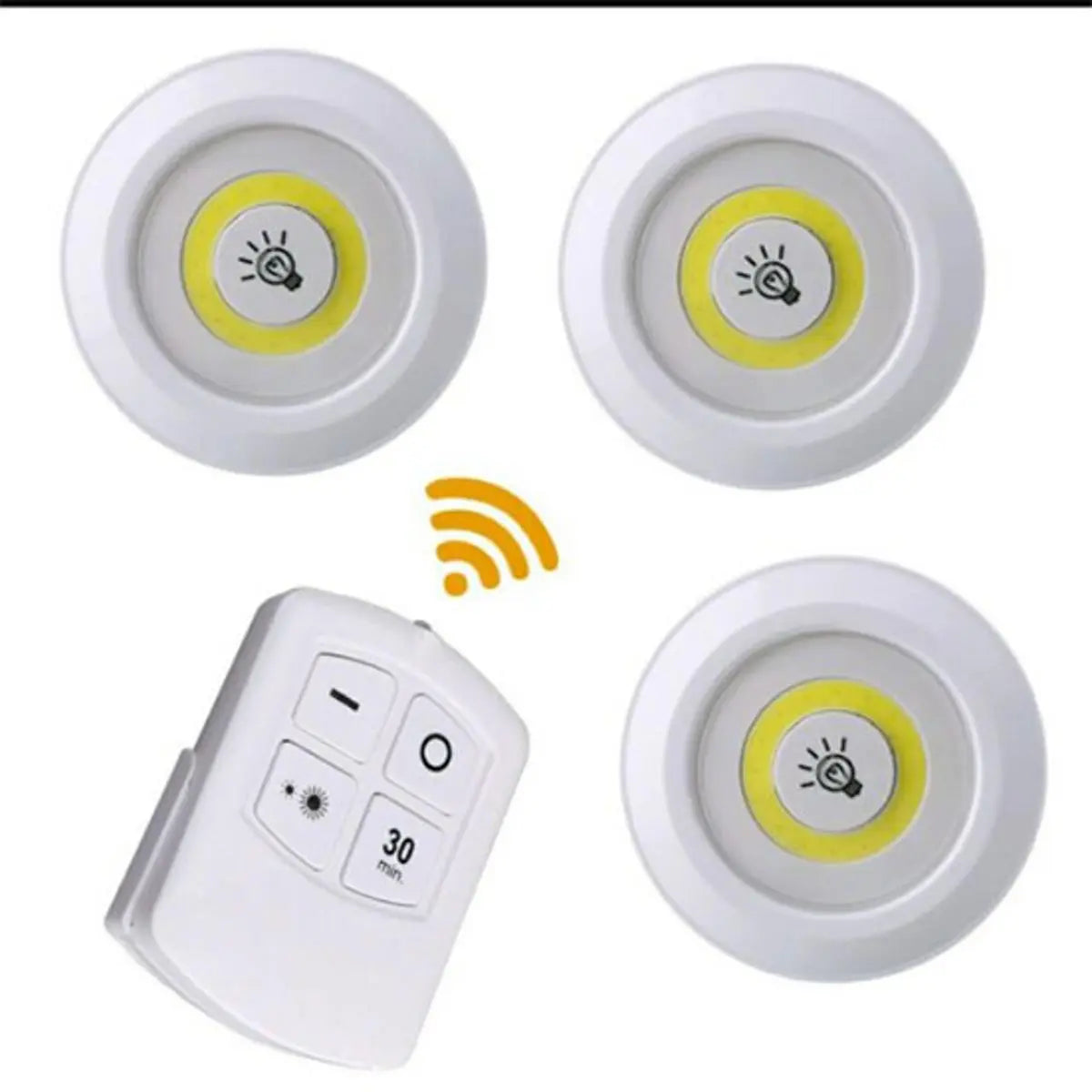 Foldable wall lamp set – closed and open positions