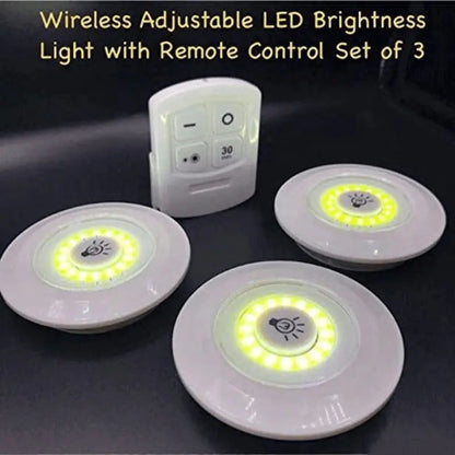 LED wall lamp with wireless remote control