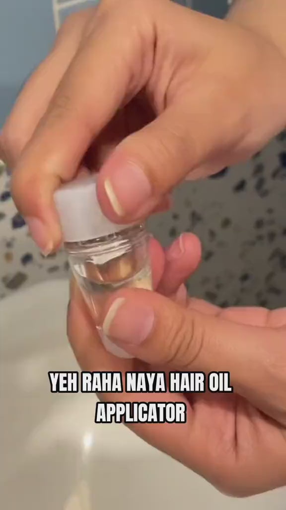 Hair Oil Applicator Bottle with Massage Comb for Scalp Care Demo Video